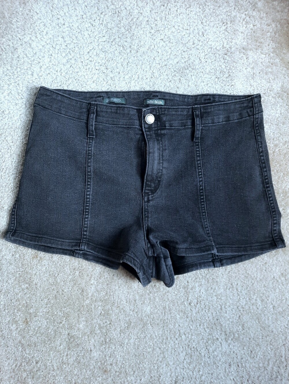 Wild Fable 14 Black Denim High Waist Shorts